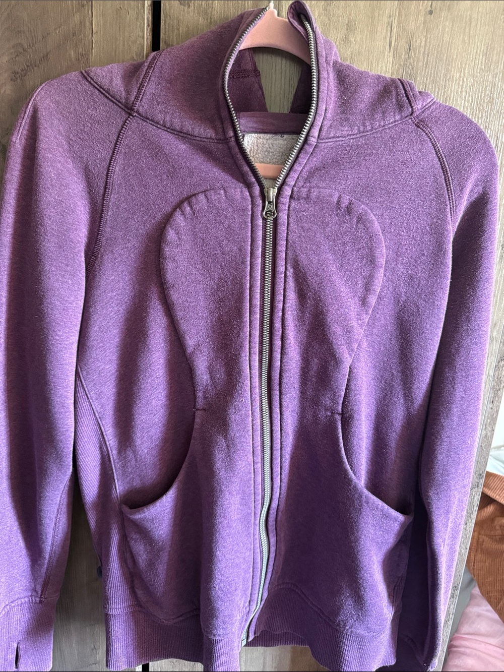 Purple Lululemon scuba